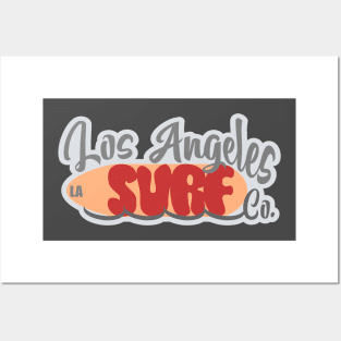 Los Angeles Surf Co. L.A Surfing Boards Posters and Art